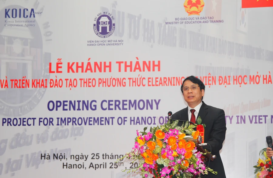 Lễ khánh thành hạ tầng và triển khai đào tạo theo phương thức E-learning