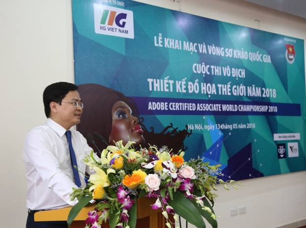 Ông Nguyễn Anh Tuấn – Bí Thư thường trực T.Ư Đoàn TNCSHCM phát biểu tại lễ khai mạc Ông Nguyễn Anh Tuấn – Bí Thư thường trực T.Ư Đoàn TNCSHCM phát biểu tại lễ khai mạc
