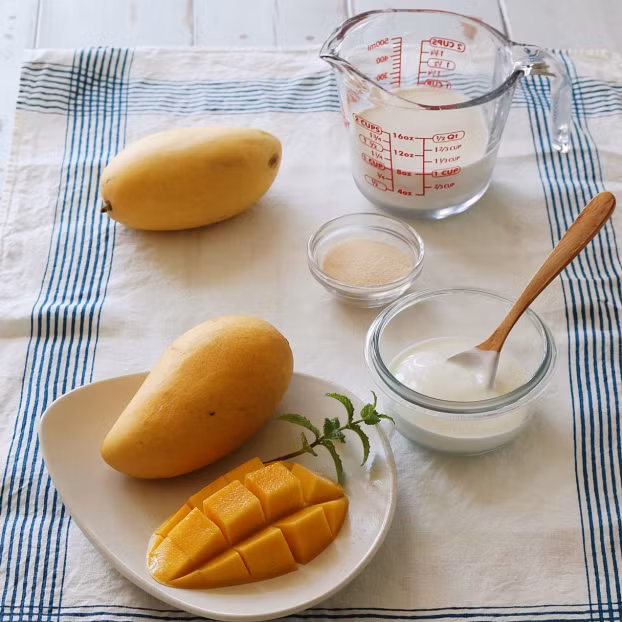 Ngày hè oi nóng, có món kem xoài này chắc chắn các bé sẽ thích mê 0