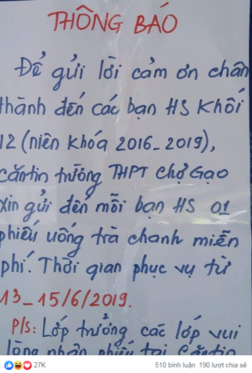 Chia sẻ nhận được hàng chục nghìn lượt thích.
