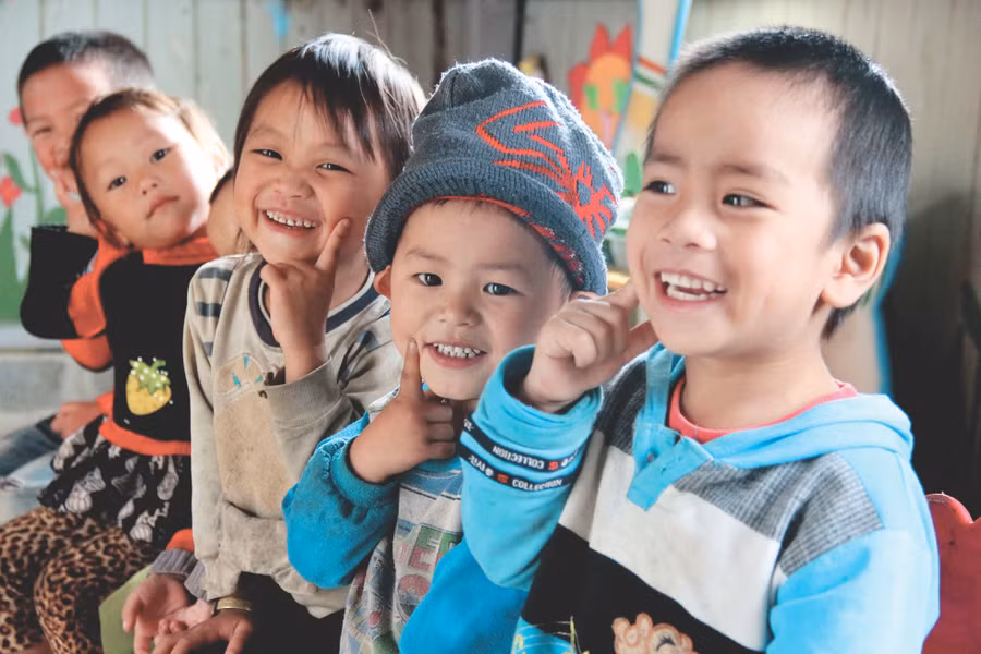 Ánh mắt nụ cười trẻ thơ sẽ là một trong những động lực để đổi mới GD đi đến thành công