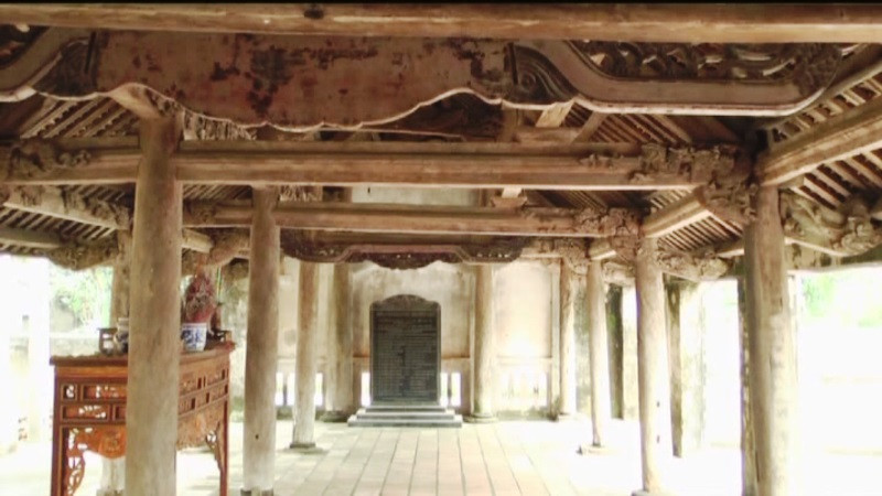 Hệ thống cột bằng gỗ tại ngôi nhà cổ. Hệ thống cột bằng gỗ tại ngôi nhà cổ.