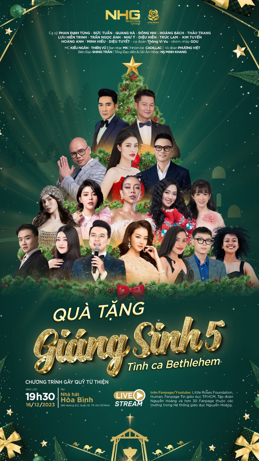 Tái hiện Giáng Sinh ở làng cổ Bethlehem trong đêm nhạc gây quỹ ảnh 1 Tái hiện Giáng Sinh ở làng cổ Bethlehem trong đêm nhạc gây quỹ ảnh 1