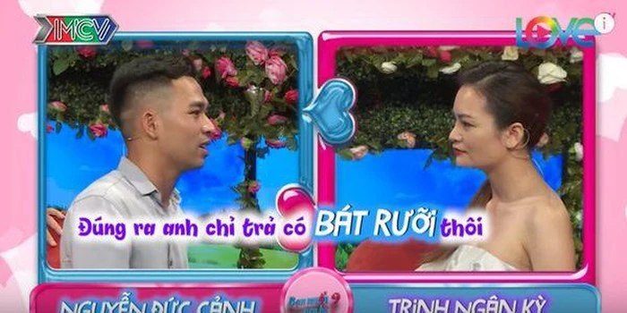 Chàng trai bị “ném đá” vì tính toán từng bát phở với bạn gái trên sóng truyền hình