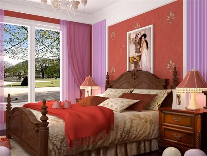 Vị trí hợp lý để treo ảnh cưới.