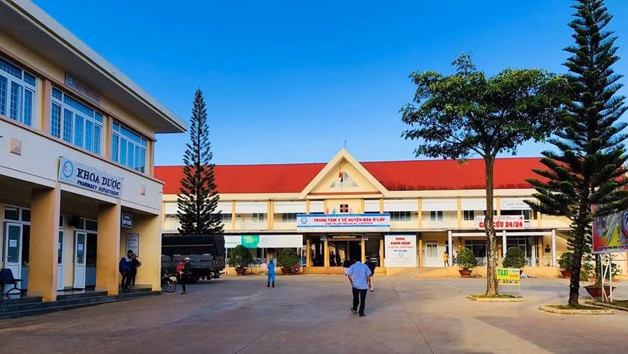 Trung tâm y tế huyện Đắk G"lấp.