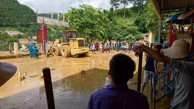 Yên Bái: Xót xa trường học hoang tàn sau lũ ống ảnh 7
