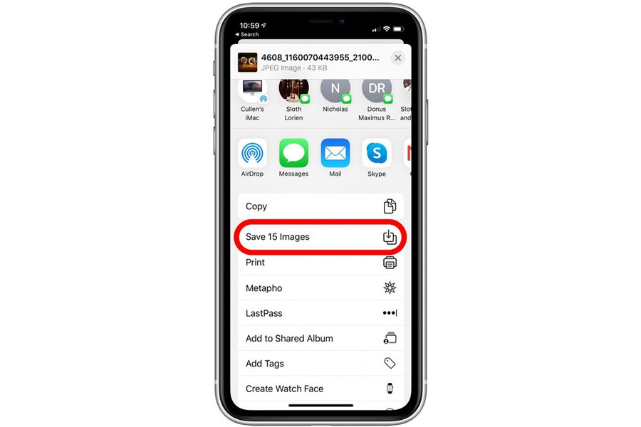 Cách tải tất cả ảnh từ Facebook, Messenger và iMessage về iPhone, iPad-17