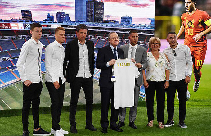 50.000 CĐV Real tới xem lễ ra mắt của Hazard