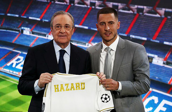 50.000 CĐV Real tới xem lễ ra mắt của Hazard