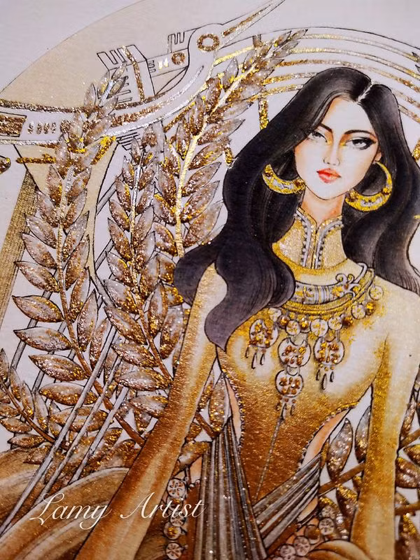 Cận cảnh mẫu thiết kế Hoàng Thùy xác nhận là yêu thích nhất khiến ai cũng phải trầm trồ ảnh 3