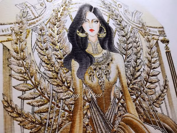 Cận cảnh mẫu thiết kế Hoàng Thùy xác nhận là yêu thích nhất khiến ai cũng phải trầm trồ ảnh 1