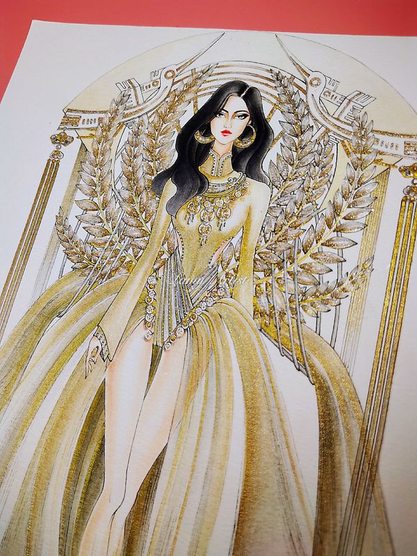 Cận cảnh mẫu thiết kế Hoàng Thùy xác nhận là yêu thích nhất khiến ai cũng phải trầm trồ ảnh 2