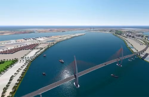 Một phương án thiết kế cầu Cần Giờ được đề xuất trước đây.