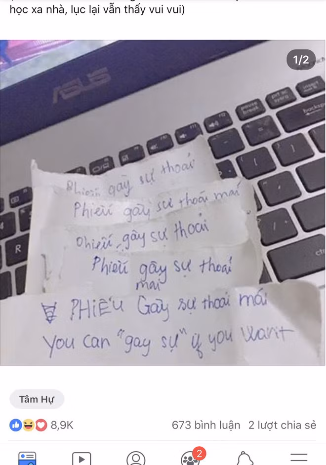 Sinh nhật chị gái, em trai đưa mảnh giấy làm quà - nội dung bên trong trở thành câu chuyện 10 nghìn like - Ảnh 2.