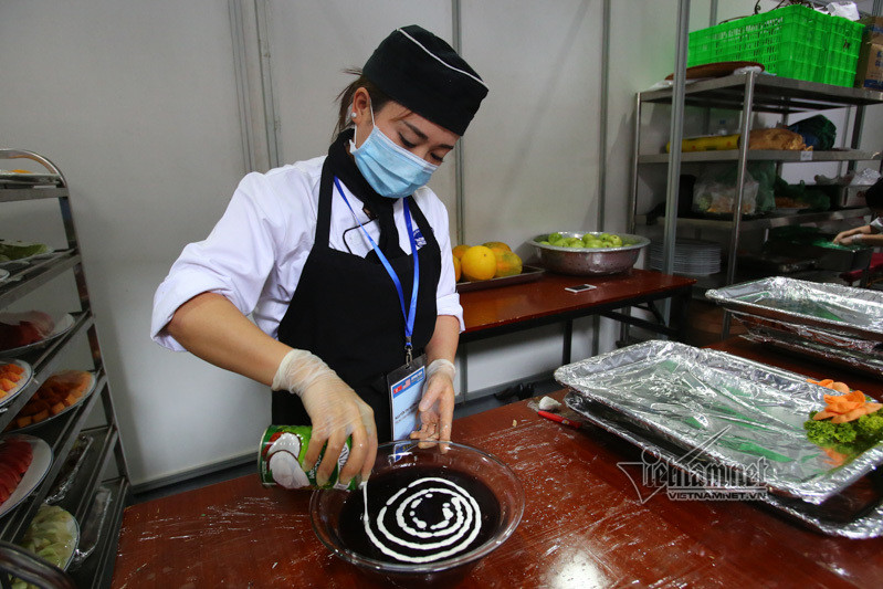 Chuyện chưa kể nơi bếp ăn đại bản doanh 3.000 người ở Thượng đỉnh Mỹ-Triều ảnh 5 Chuyện chưa kể nơi bếp ăn đại bản doanh 3.000 người ở Thượng đỉnh Mỹ-Triều