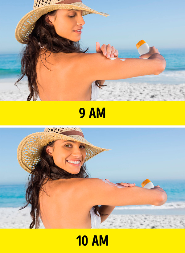 Ngăn ngừa bỏng nắng Kem chống nắng chính là phương pháp hiệu quả nhất để ngăn ngừa da bỏng nắng. Nên thoa kem chống nắng 30 phút trước khi ra khỏi nhà. Nếu ở ngoài trời nắng liên tục trong khoảng thời gian từ 9 giờ sáng đến 16 giờ chiều, hãy thoa lại kem chống nắng vài lần. Nên sử dụng áo chống nắng, mũ rộng vành, khẩu trang, kính râm để hạn chế tác hại của ánh nắng mặt trời.