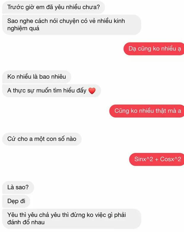 Tán phải cô gái giỏi Toán, chàng trai câm nín khi bị "đánh đố" ảnh 1 Tán phải cô gái giỏi Toán, chàng trai câm nín khi bị "đánh đố" ảnh 1