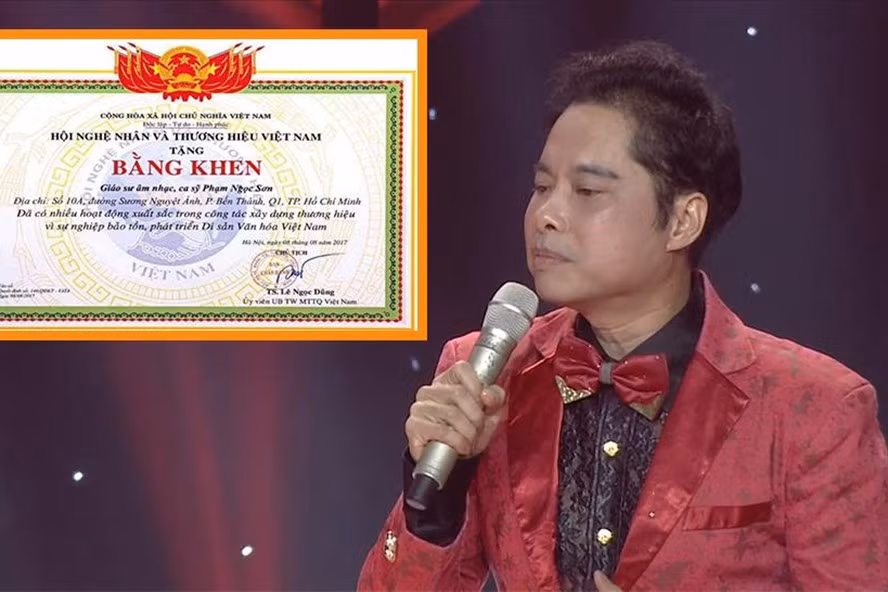 Đơn vị trao bằng “Giáo sư âm nhạc” cho ca sĩ Ngọc Sơn bị yêu cầu giải trình