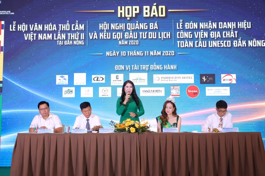 Phó Chủ tịch UBND tỉnh Đắk Nông Tôn Thị Ngọc Hạnh chia sẻ tại buổi họp báo