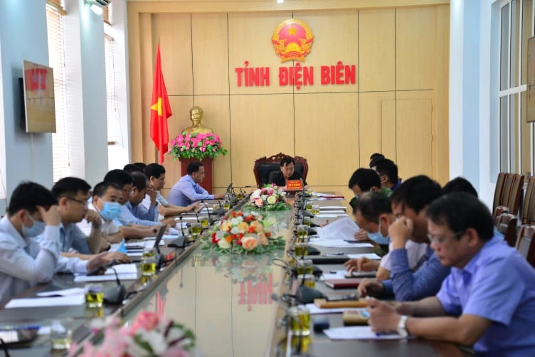 BCĐ Covid-19 tỉnh Điện Biên họp, thông tin về dịch bệnh Covid-19.