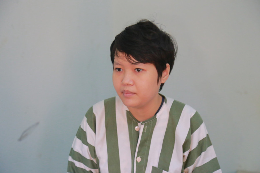 Nghi can Phạm Thị Thiên Hà, người được xác định là trưởng nhóm Công bố hình ảnh 4 nữ nghi can giết người, đổ bê tông ở Bình Dương