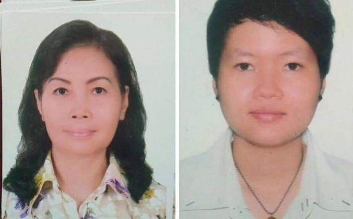 Đối tượng Trịnh Thị Hồng Hoa và Phạm Thị Thiên Hà.