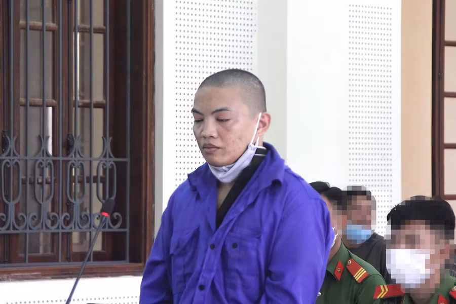 Bị cáo Nguyễn Chí Tuấn tại phiên tòa.