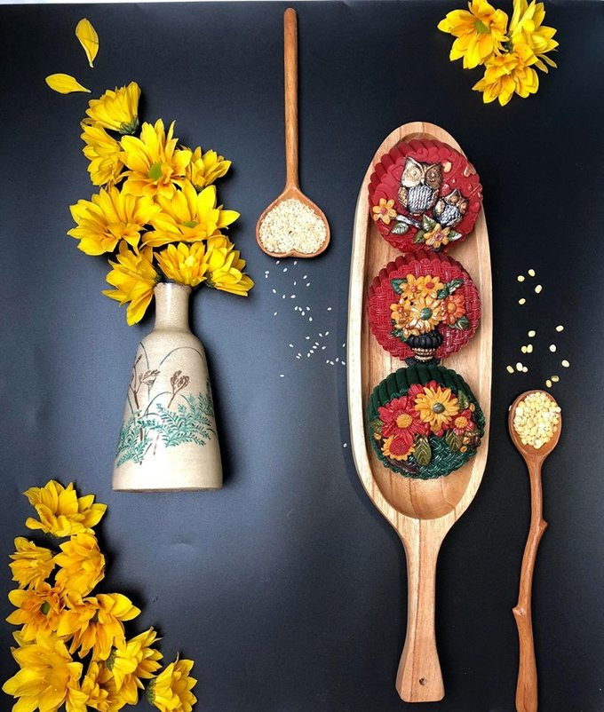 Bánh handmade chấm dứt thời kỳ đơn điệu của bánh Trung thu ảnh 1 Bánh handmade chấm dứt thời kỳ đơn điệu của bánh Trung thu