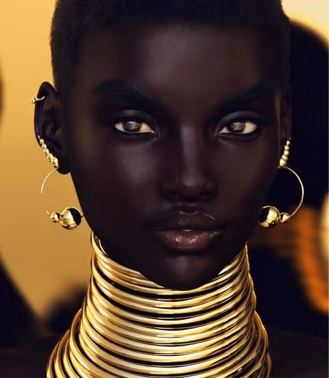 Vẻ đẹp của người mẫu Shudu