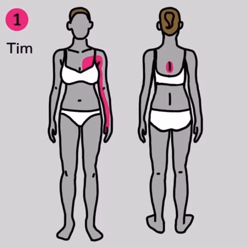 vị trí đau trên cơ thể, dấu hiệu mắc bệnh nguy hiểm, Bệnh thận