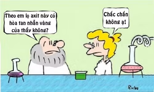 Giáo viên hóa học choáng trước câu trả lời của nữ sinh 