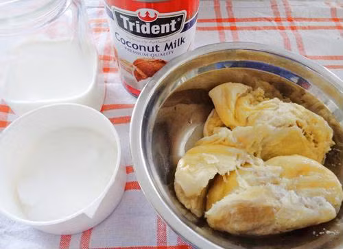 Cách làm kem sầu riêng không cần máy ảnh 1