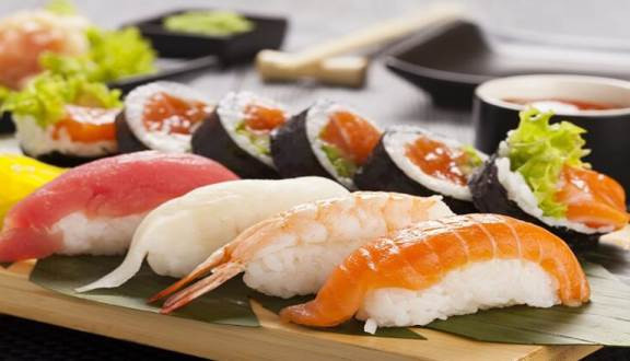 Sushi chứa phụ gia không tốt cho sức khỏe.