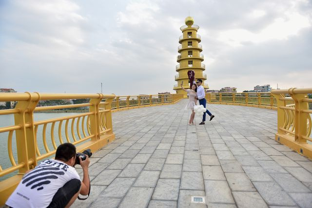 Toàn cảnh cây cầu đi bộ với kiến trúc tháp 7 tầng độc nhất vô nhị tại Phú Thọ - 9 Toàn cảnh cây cầu đi bộ với kiến trúc tháp 7 tầng độc nhất vô nhị tại Phú Thọ - 9
