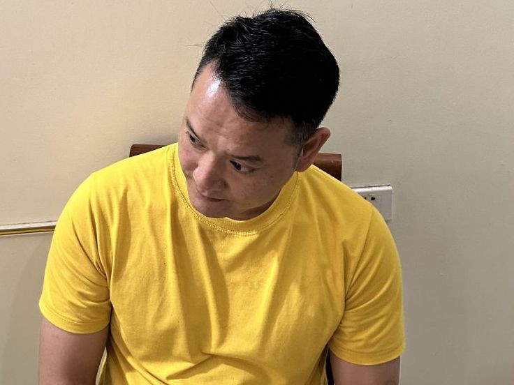 Đối tượng Trương Văn Thịnh tại cơ quan CSĐT. (Ảnh: CATH). Đối tượng Trương Văn Thịnh tại cơ quan CSĐT. (Ảnh: CATH).