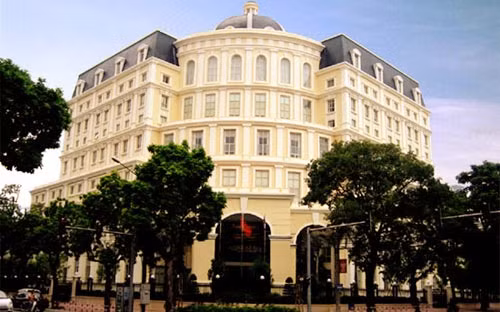 Trụ sở Bộ Tài chính, số 28, phố Trần Hưng Đạo, Hoàn Kiếm, Hà Nội.