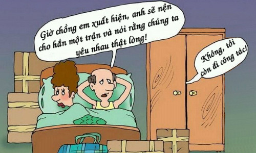 Chồng đi công tác vì tình nhân của vợ 