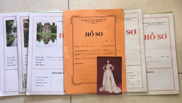 Hồ sơ gốc các thí sinh đã qua sơ tuyển do Công ty Phương Nam đang nắm giữ