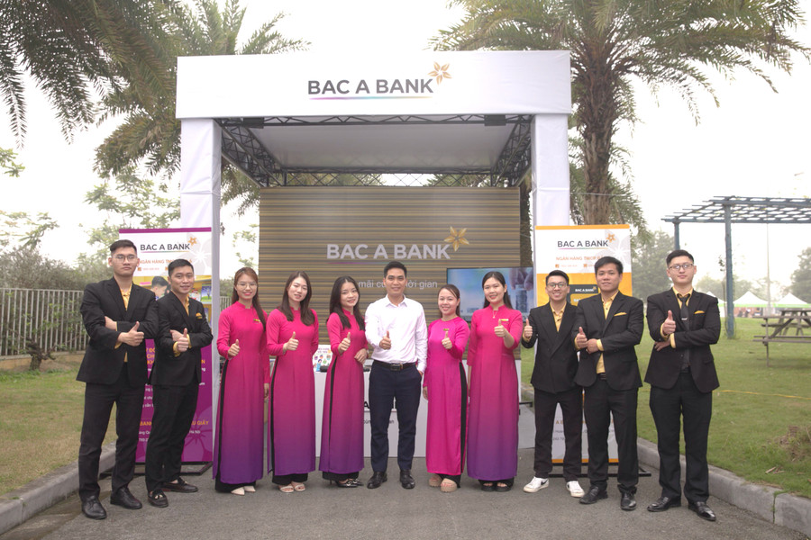 Gian hàng của BAC A BANK tại sự kiện.