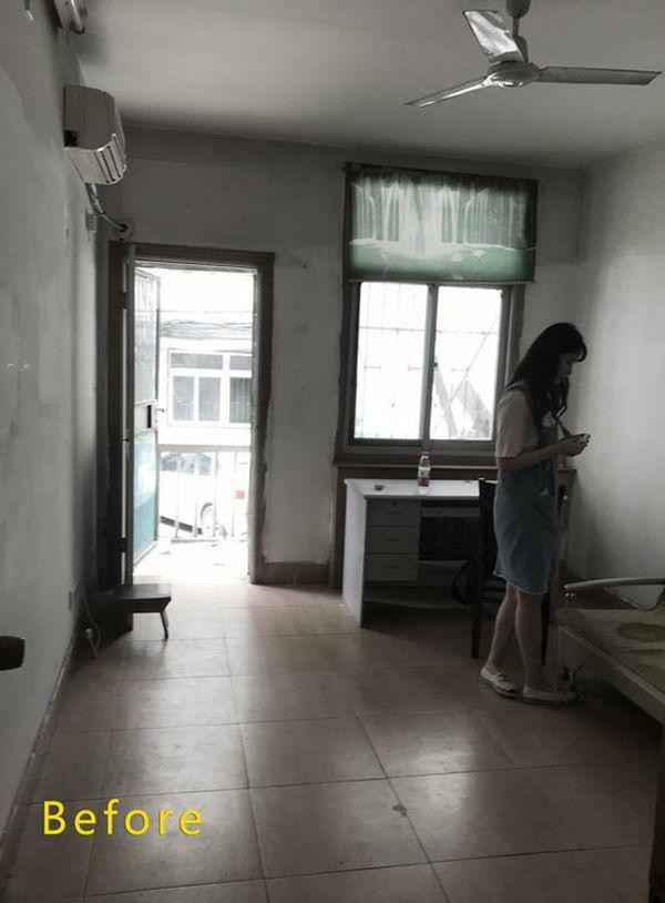 Mua lại căn nhà tập thể cũ, 9X tự tay cải tạo đẹp mê hồn ảnh 2 mua lai can nha tap the cu, 9x tu tay cai tao dep me hon ai nhin cung than phuc - 2