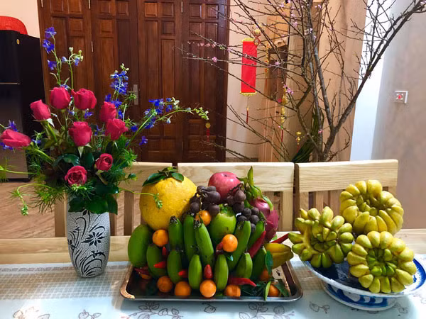 Đặc trưng mâm ngũ quả miền Bắc (hình minh họa).