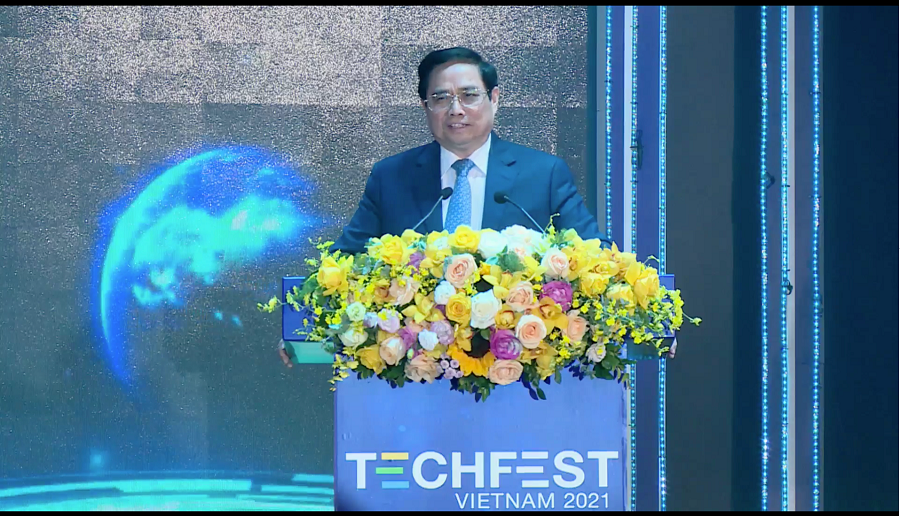 Thủ tướng Chính phủ Phạm Minh Chính phát biểu tại TECHFEST – WHISE 2021