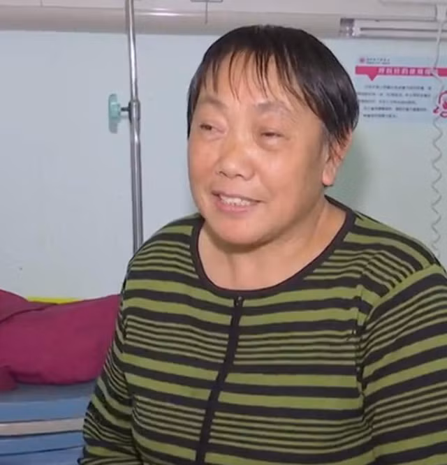 Cô Xia không hề biết mình có răng trong mũi