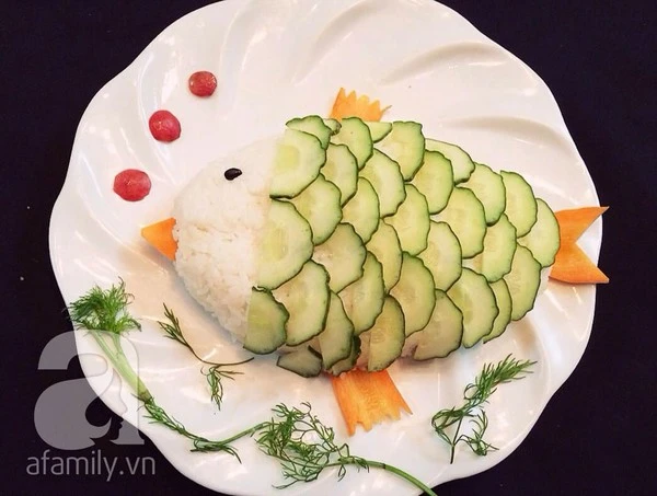 6 cách trang trí đĩa cơm sáng tạo mà cực dễ dàng