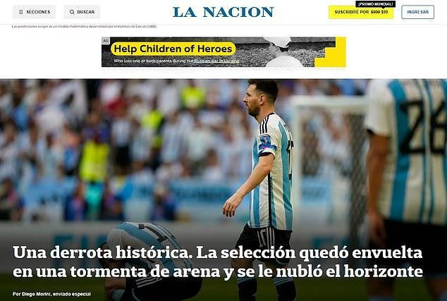 Tờ La Nacion lên tiếng chỉ trích cả Scaloni lẫn Lionel Messi trong bài đăng của họ. Tờ La Nacion lên tiếng chỉ trích cả Scaloni lẫn Lionel Messi trong bài đăng của họ.