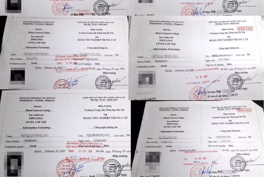 16 giáo viên Trường THPT Cao Bá Quát - Gia Lâm đã bị thu hồi bằng tốt nghiệp trung cấp do ghi sai ngành đào tạo. Ảnh minh họa: INT.