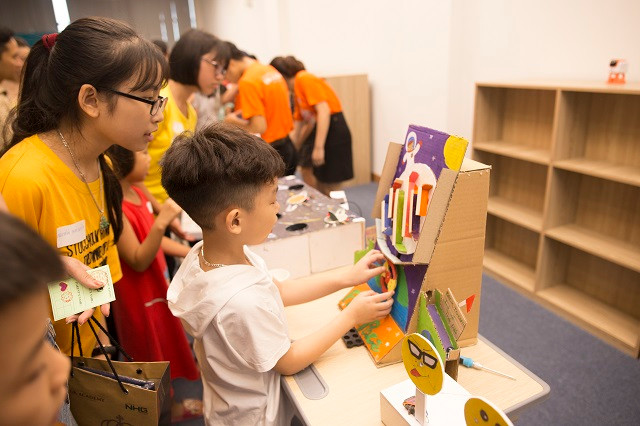 Học sinh trải nghiệm với phương pháp giáo dục STEM. Học sinh trải nghiệm với phương pháp giáo dục STEM.