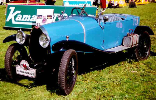 Một chiếc xe Bugatti Type 22 Brescia nguyên bản. Ảnh: Wikimedia