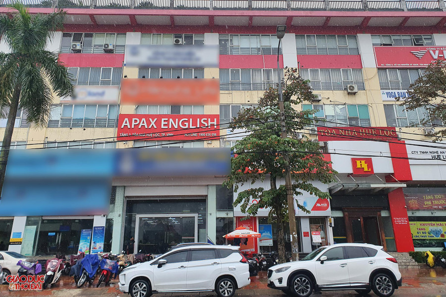 Trung tâm Anh ngữ Apax - Apax Leaders Vinh 2 nơi anh Huỳnh từng làm việc.